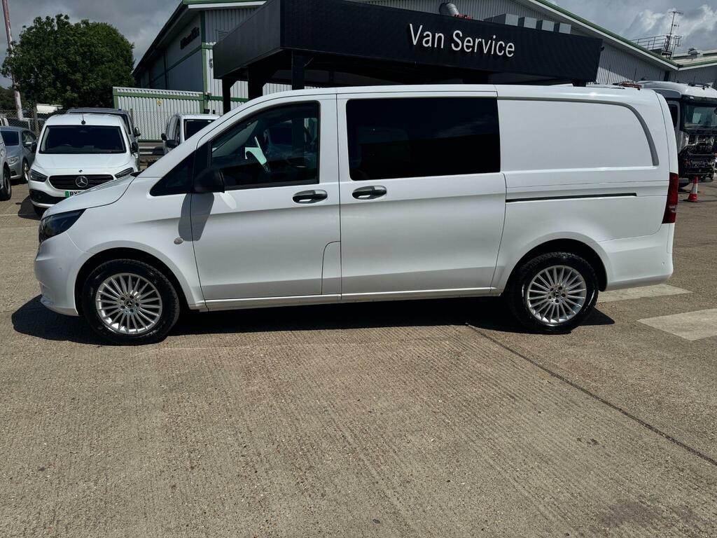 Mercedes-Benz Vito 2.0 114 Cdi Progressive Crew Van G-tronic Rwd L2 E White #4