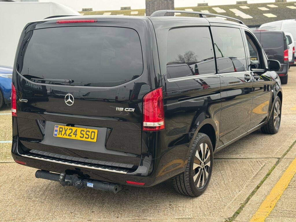 Mercedes-Benz Vito 2.0 119 Cdi Premium Night Edition Crew Van Double Black #4