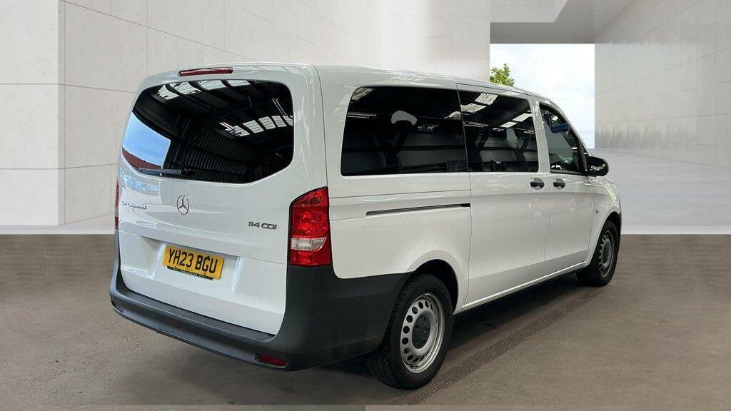 Mercedes-Benz Vito 2.0 114 Cdi Pro Tourer G-tronic Rwd L2 Euro 6 Ss White #4