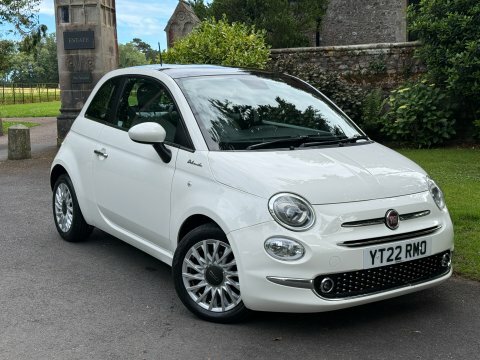 Fiat 500 500E Red White #4