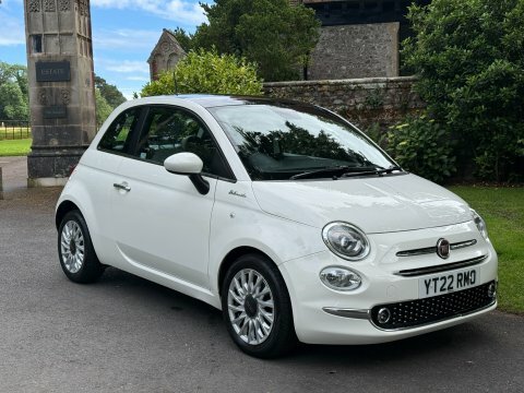 Fiat 500 500E Red White #6