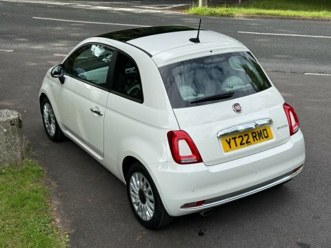 Fiat 500 500E Red White #20