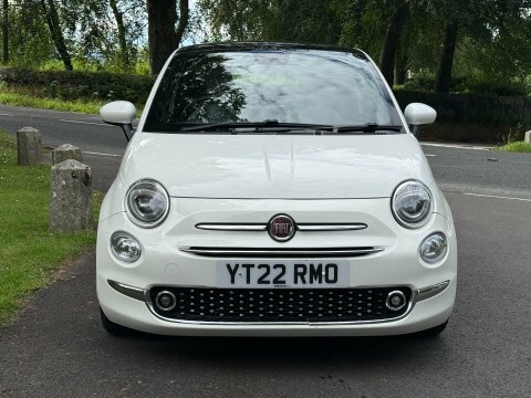 Fiat 500 500E Red White #10