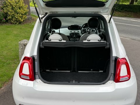 Fiat 500 500E Red White #39