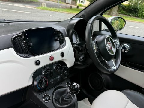 Fiat 500 500E Red White #41