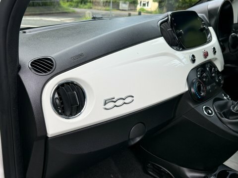 Fiat 500 500E Red White #42