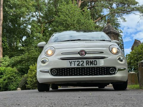 Fiat 500 500E Red White #15