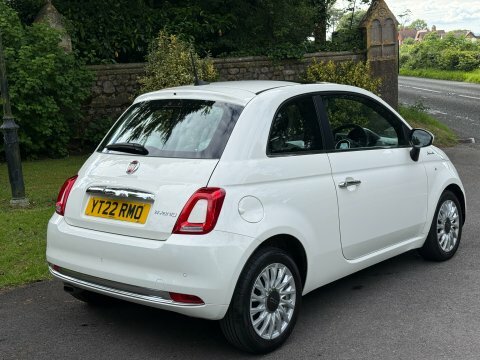 Fiat 500 500E Red White #12