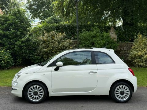 Fiat 500 500E Red White #7