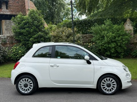 Fiat 500 500E Red White #8
