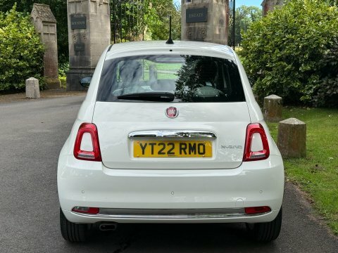 Fiat 500 500E Red White #11