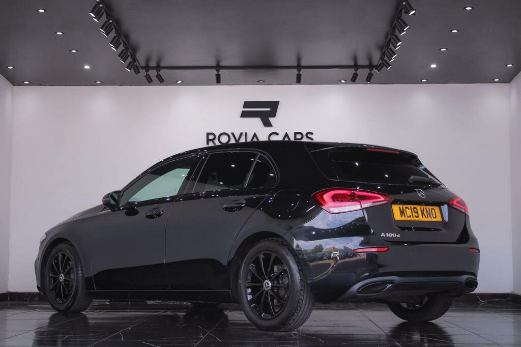 Mercedes-Benz A Class Hatchback 1.5 A180d Sport Executive 7G-dct Euro MC19KNO Black #6