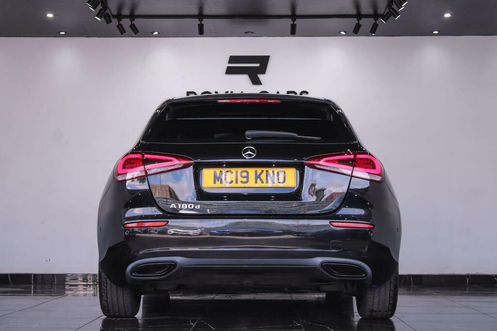 Mercedes-Benz A Class Hatchback 1.5 A180d Sport Executive 7G-dct Euro MC19KNO Black #5