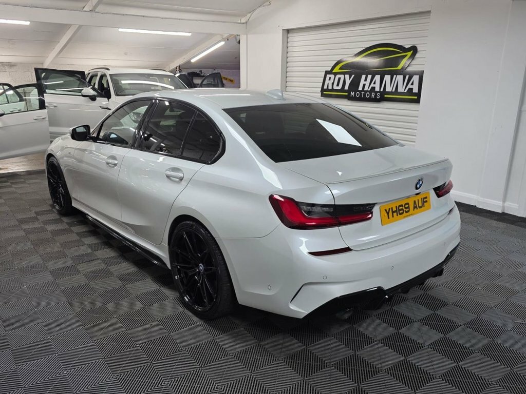 BMW 3 Series 2.0 318D M Sport Saloon Euro 6 S YH69AUF White #4