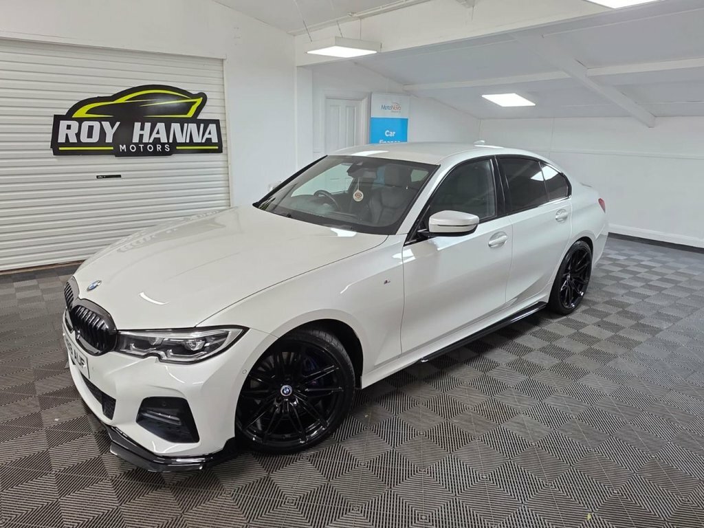 BMW 3 Series 2.0 318D M Sport Saloon Euro 6 S YH69AUF White #2