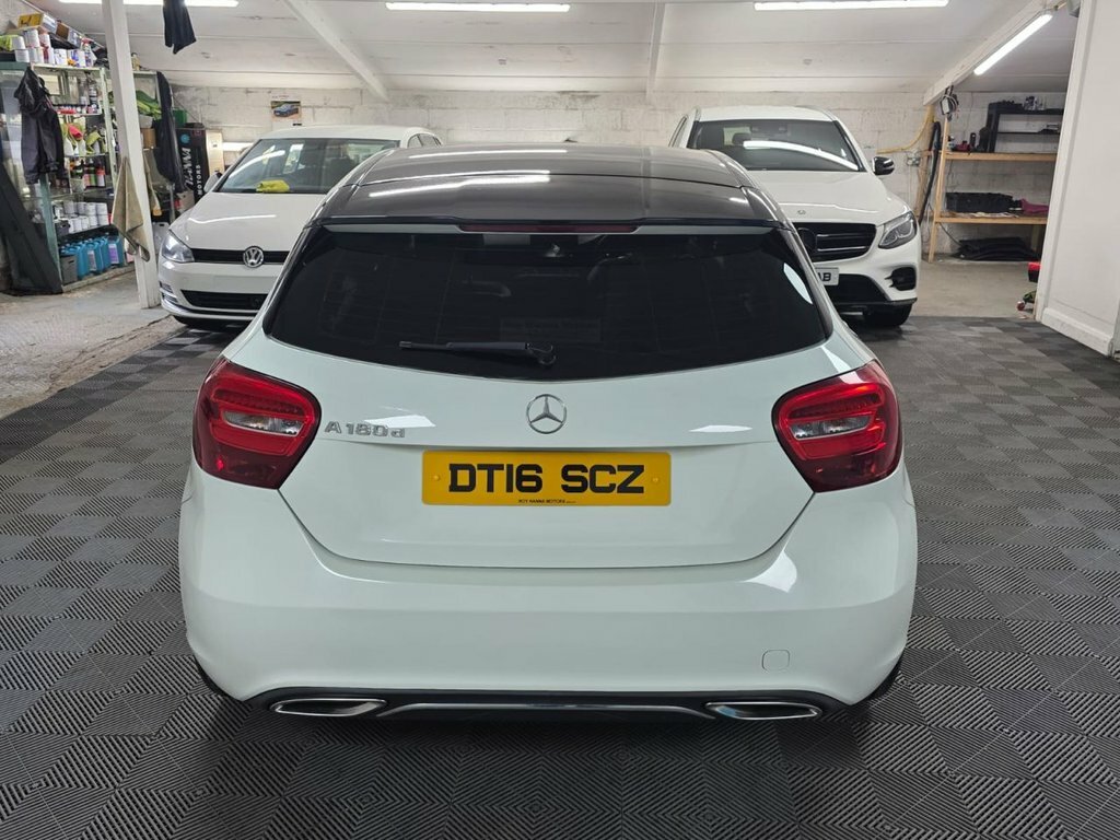 Mercedes-Benz A Class 1.5 A180d Sport Hatchback Euro 6 DT16SCZ White #5