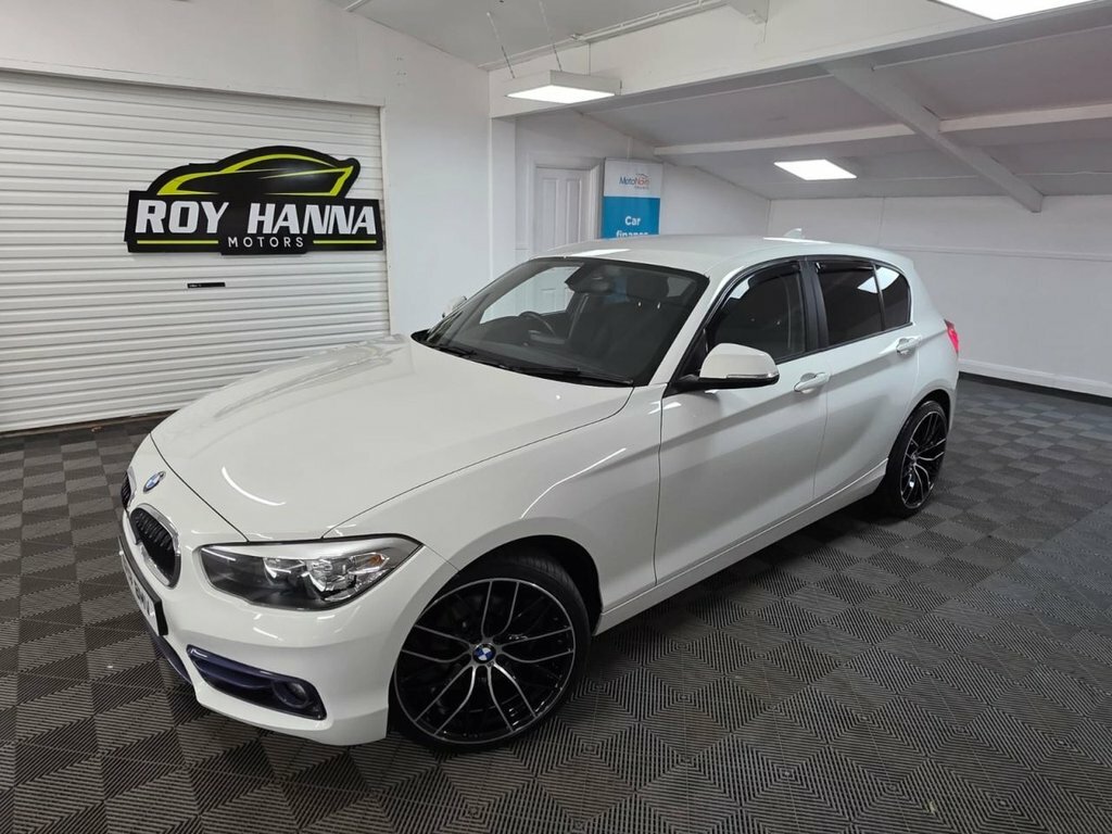 BMW 1 Series 2.0 118D Sport Hatchback Euro 6 EF17BMV White #2