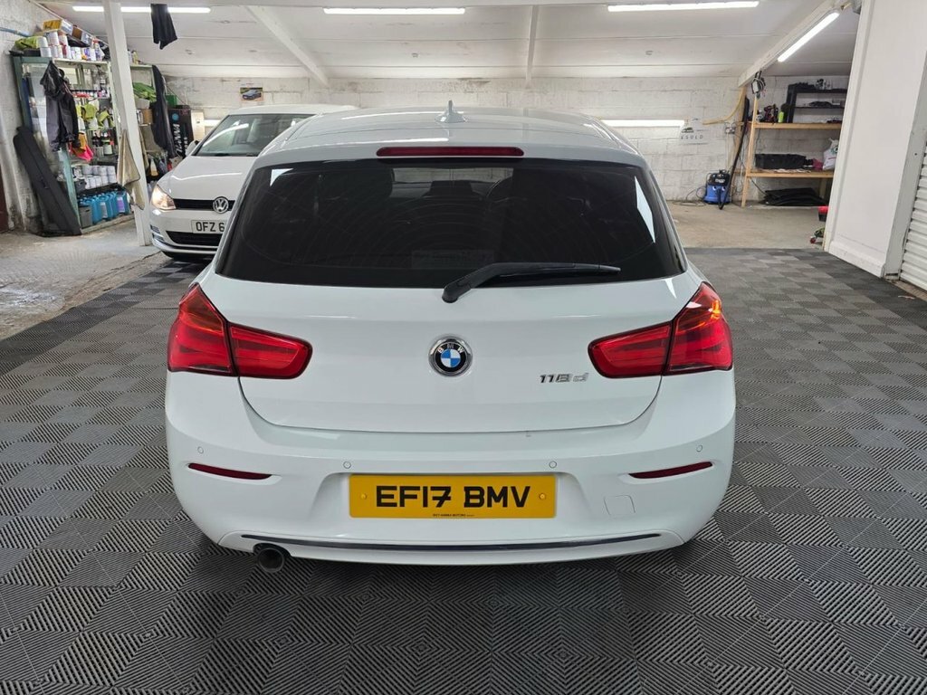 BMW 1 Series 2.0 118D Sport Hatchback Euro 6 EF17BMV White #5