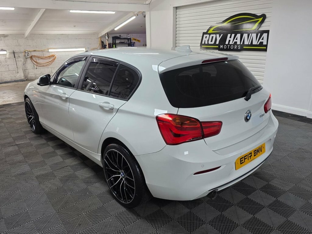 BMW 1 Series 2.0 118D Sport Hatchback Euro 6 EF17BMV White #4