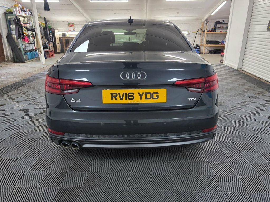 Audi A4 2.0 Tdi S Line Saloon S Tronic Euro 6 RV16YDG Grey #5