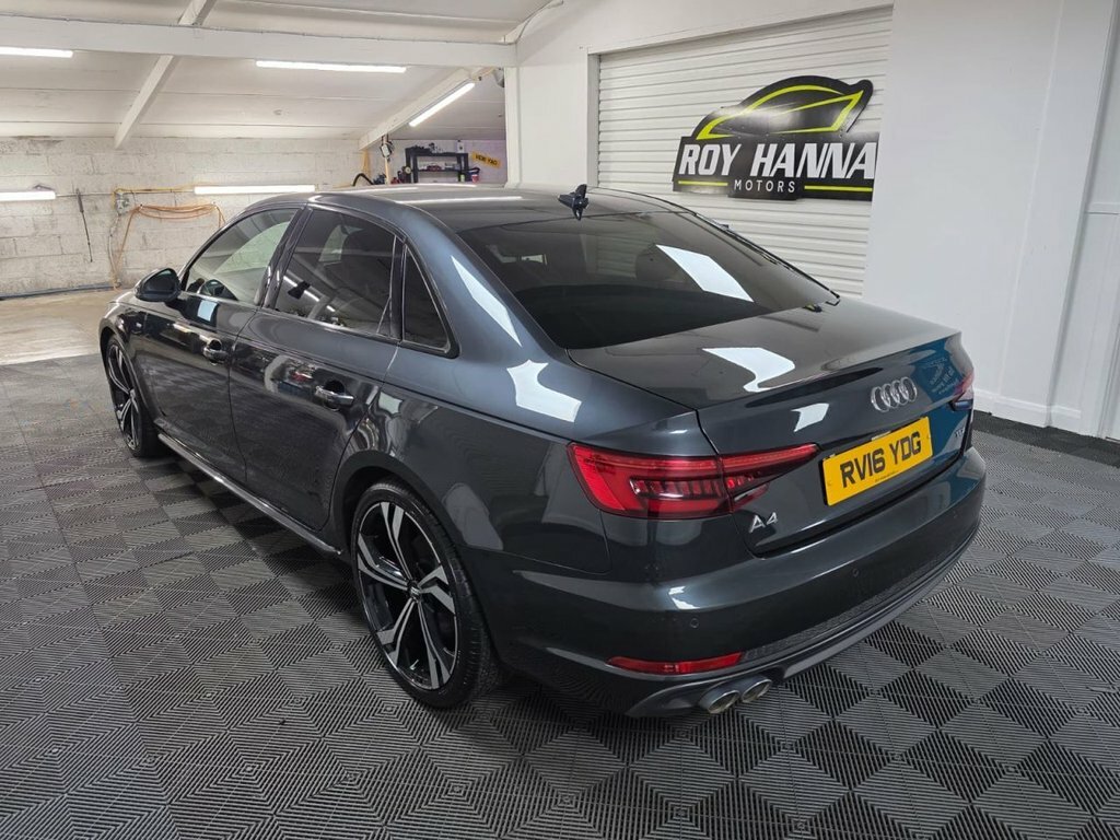 Audi A4 2.0 Tdi S Line Saloon S Tronic Euro 6 RV16YDG Grey #4