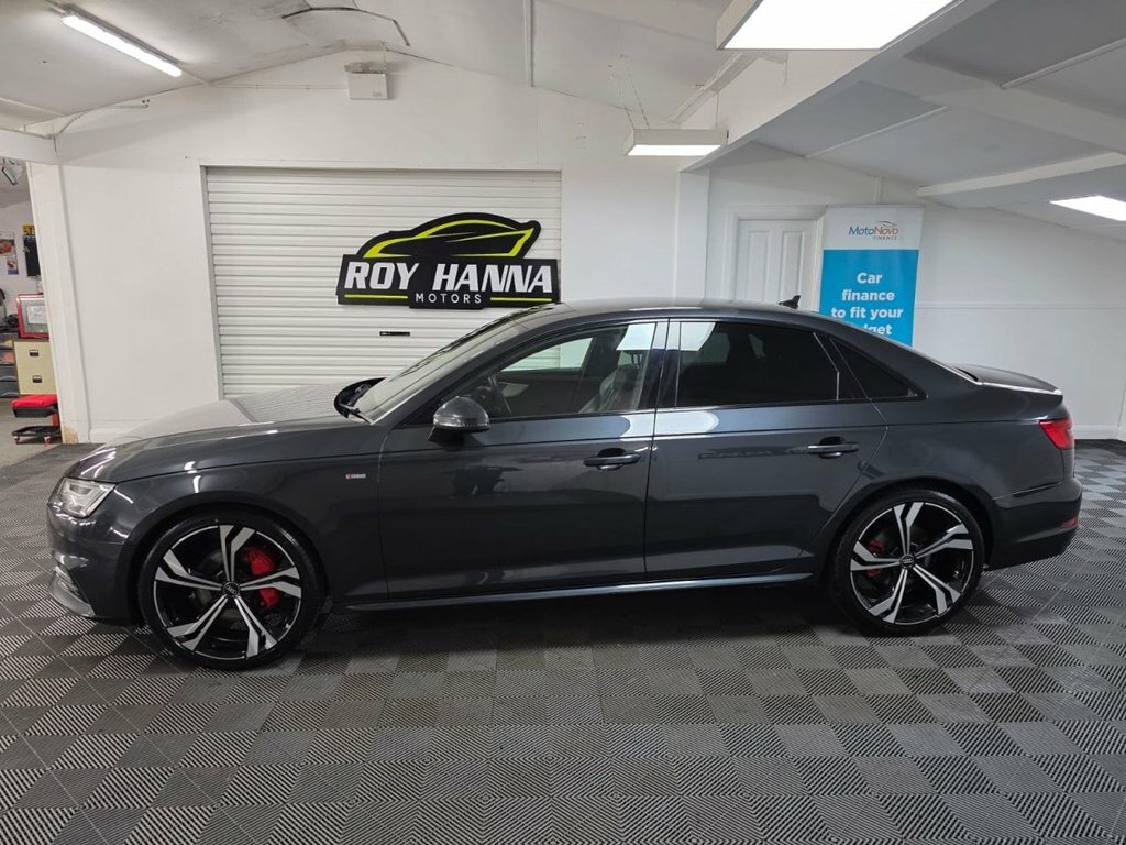 Audi A4 2.0 Tdi S Line Saloon S Tronic Euro 6 RV16YDG Grey #3