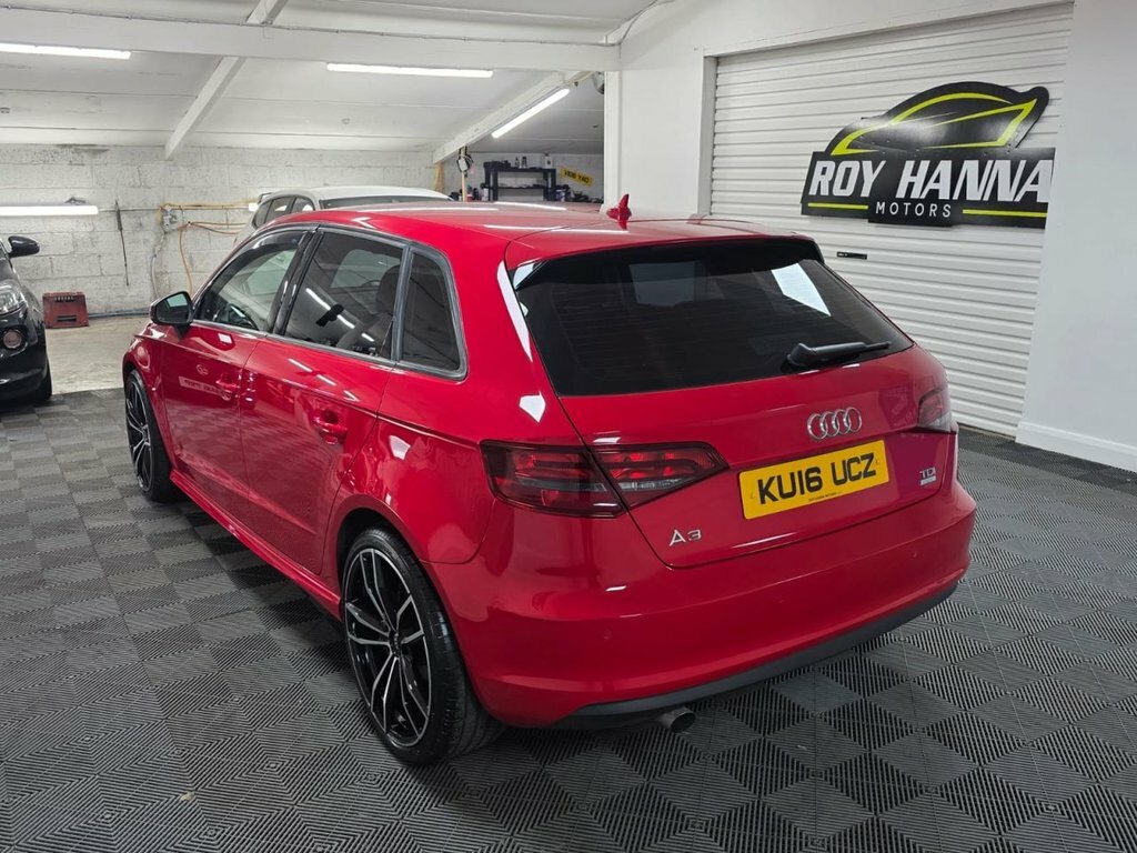 Audi A3 1.6 Tdi Ultra Se Technik Sportback Manu KU16UCZ Red #4