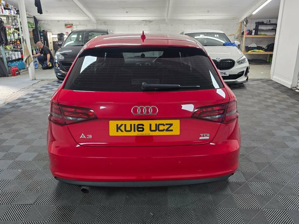 Audi A3 1.6 Tdi Ultra Se Technik Sportback Manu KU16UCZ Red #5