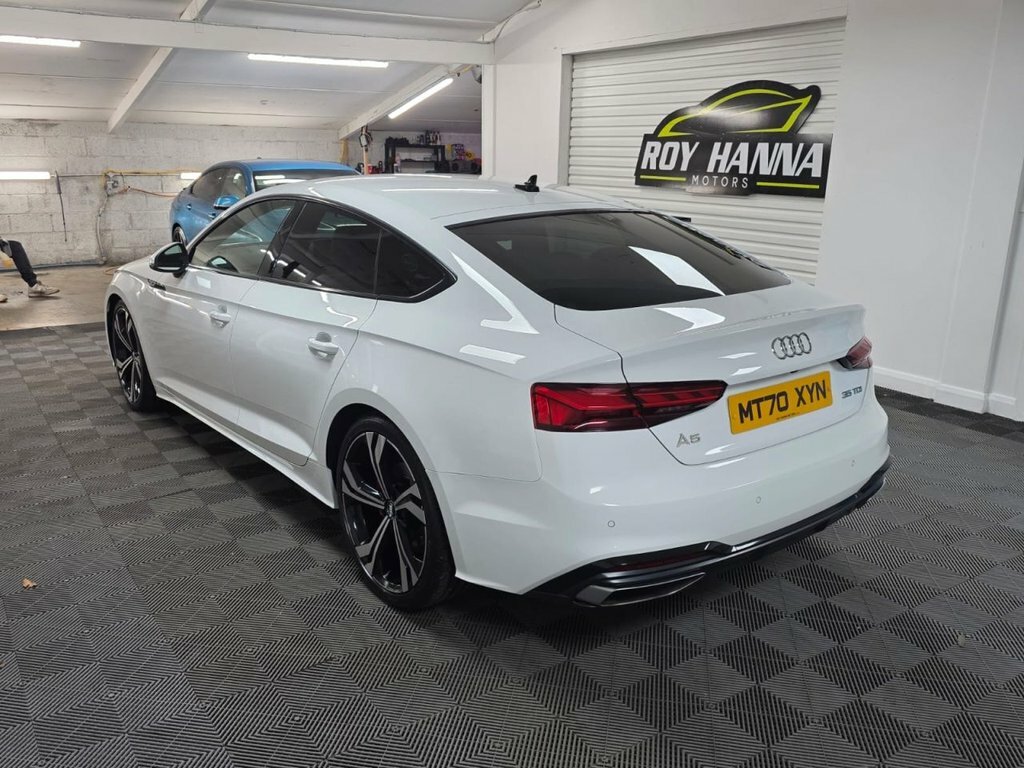 Audi A5 2.0 Tdi 35 S Line Sportback S Tronic Eu White #4