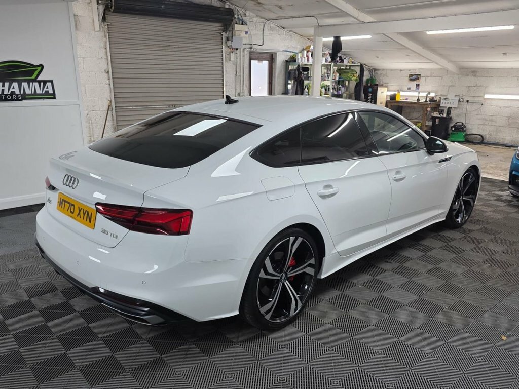 Audi A5 2.0 Tdi 35 S Line Sportback S Tronic Eu White #6