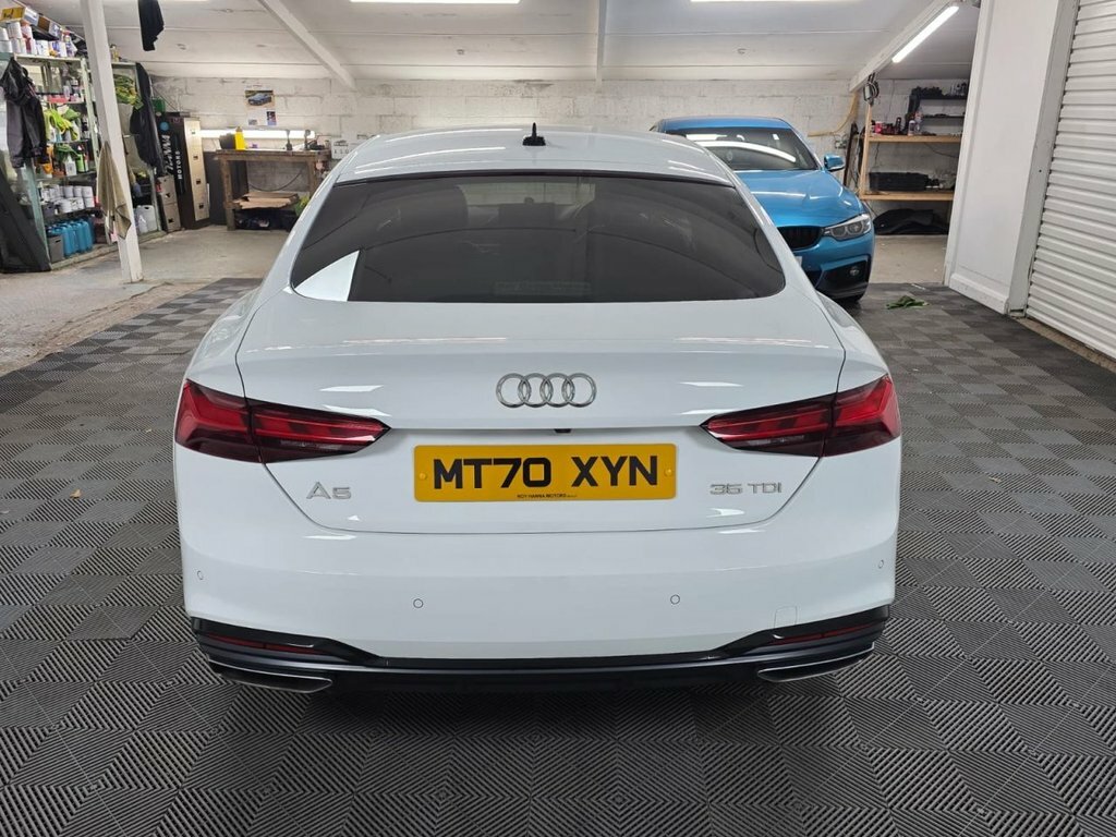 Audi A5 2.0 Tdi 35 S Line Sportback S Tronic Eu White #5