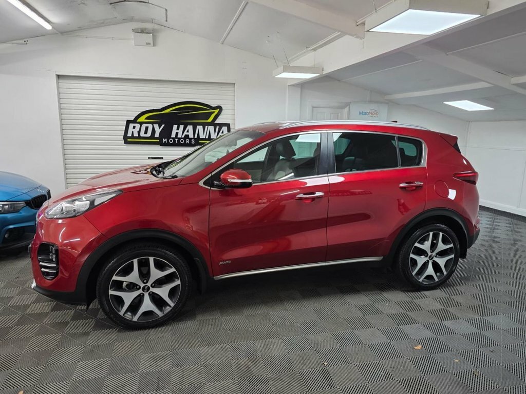 Kia Sportage 2.0 Crdi Gt-line Suv Awd Euro 6 KRZ8323 Red #3