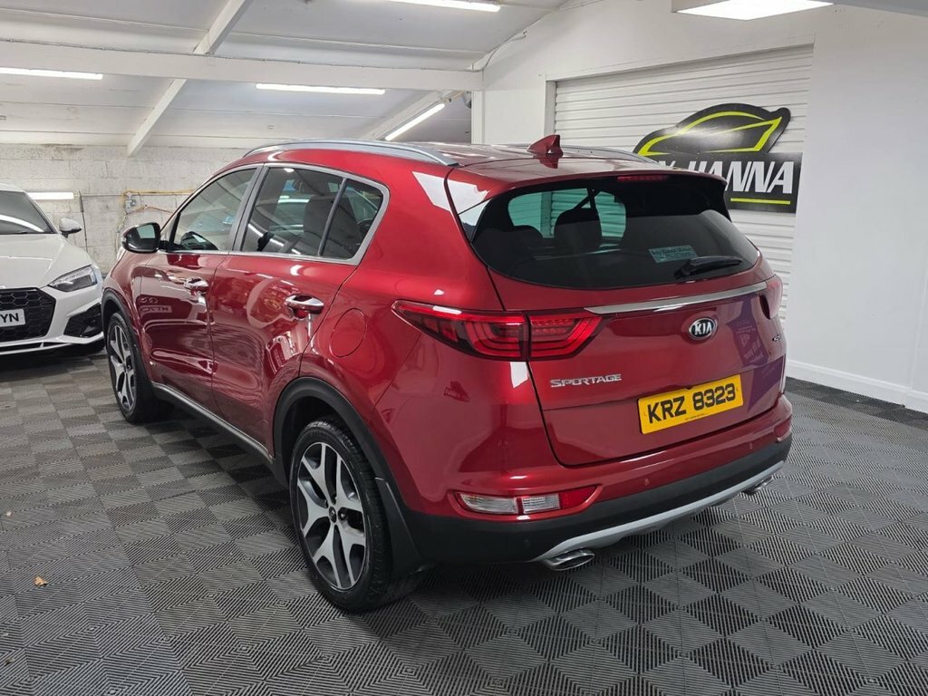 Kia Sportage 2.0 Crdi Gt-line Suv Awd Euro 6 KRZ8323 Red #4