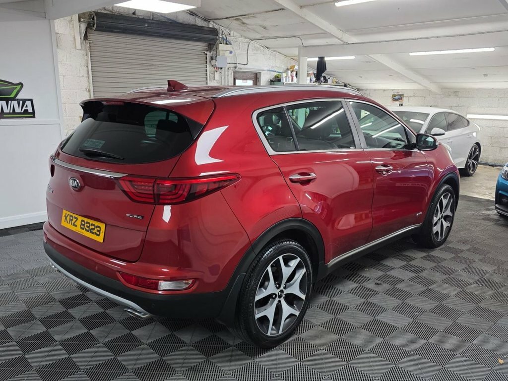 Kia Sportage 2.0 Crdi Gt-line Suv Awd Euro 6 KRZ8323 Red #6