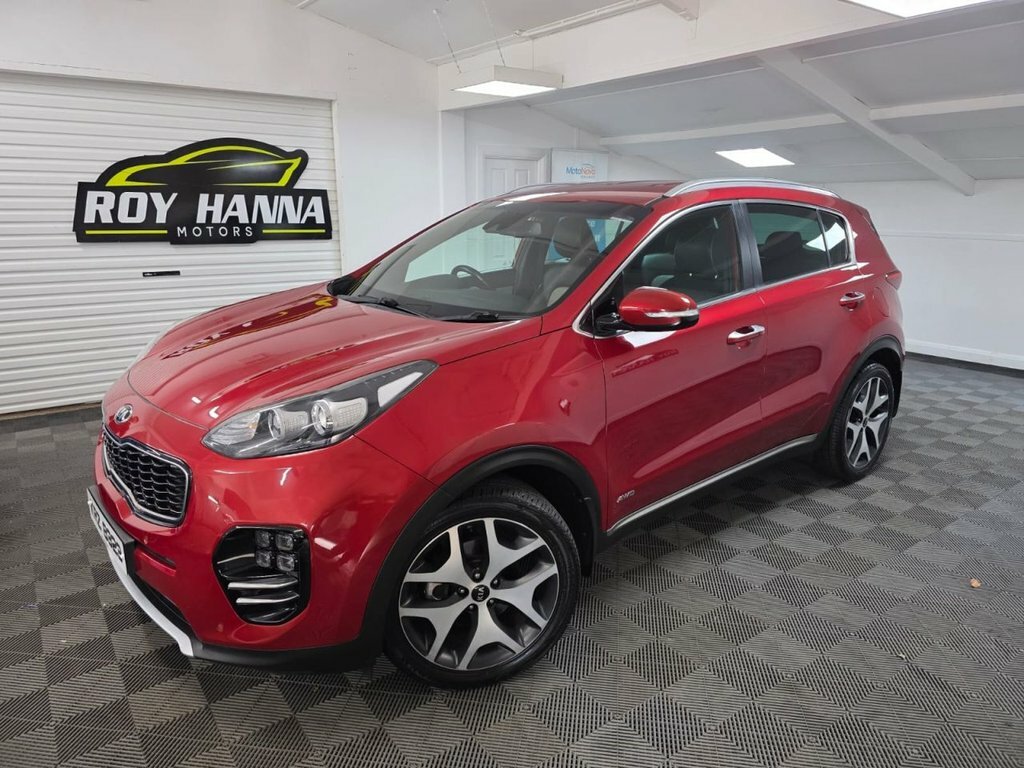 Kia Sportage 2.0 Crdi Gt-line Suv Awd Euro 6 Red
