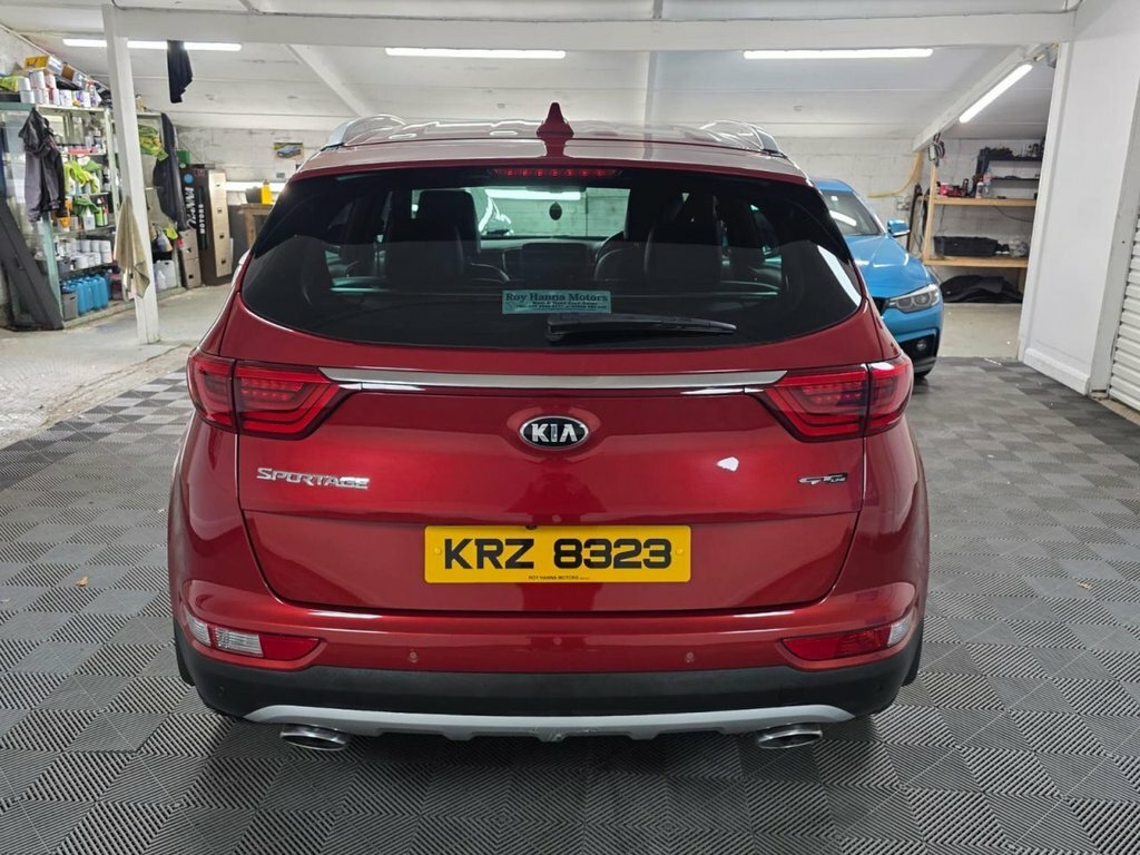 Kia Sportage 2.0 Crdi Gt-line Suv Awd Euro 6 KRZ8323 Red #5