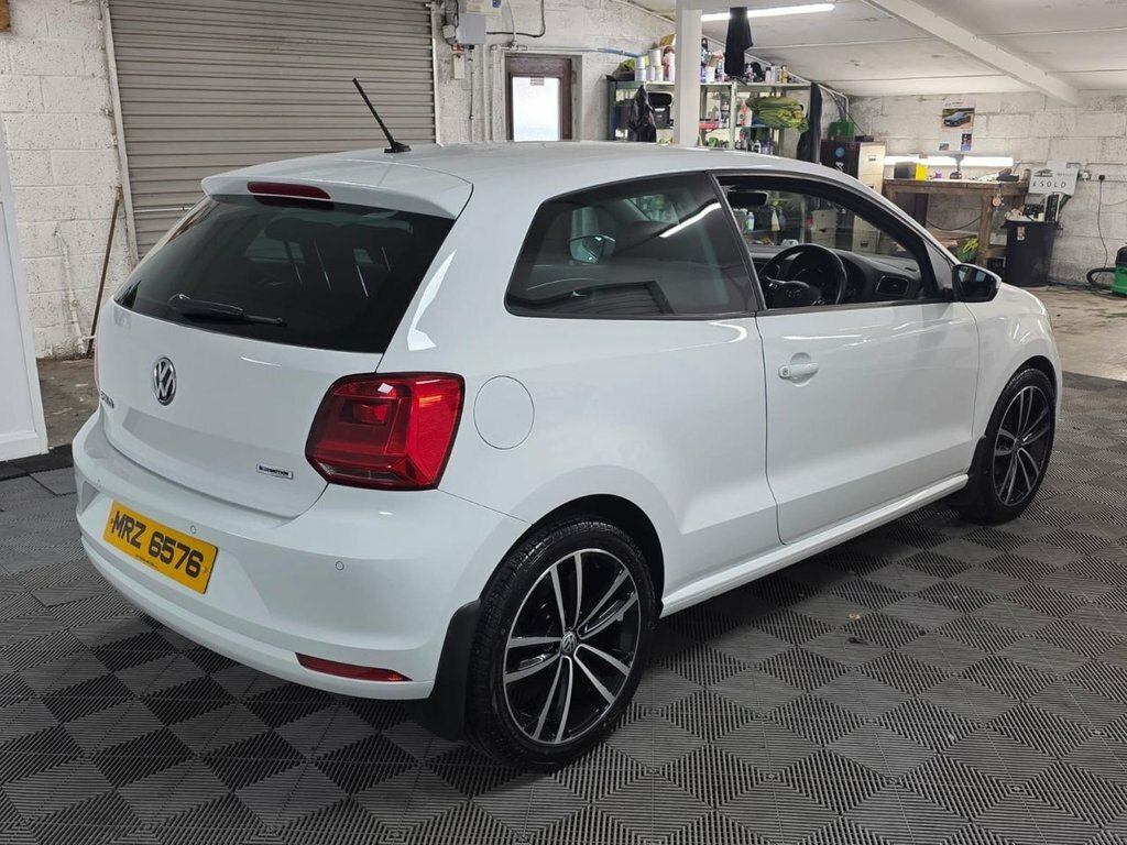 Volkswagen Polo 1.0 Bluemotion Tech Match Edition Hatchback Pe MRZ6576 White #6