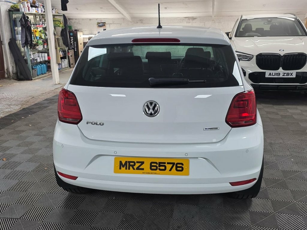Volkswagen Polo 1.0 Bluemotion Tech Match Edition Hatchback Pe MRZ6576 White #5