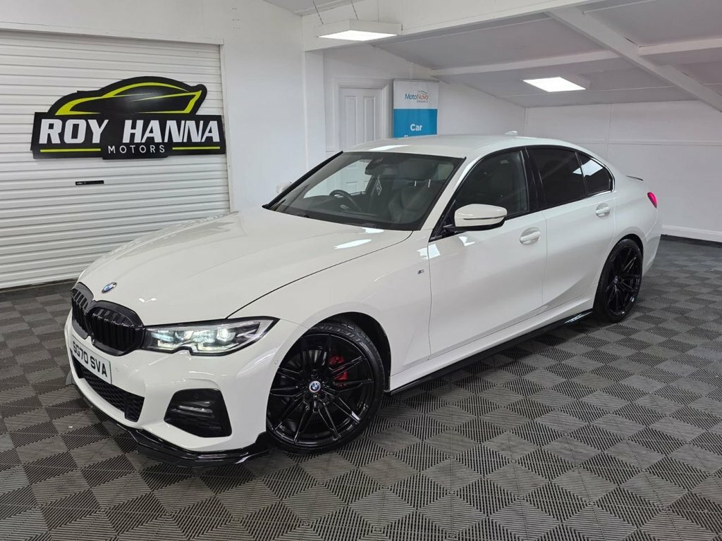 BMW 3 Series 2.0 320D Mht M Sport Saloon Hybrid White