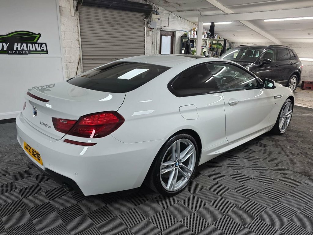 BMW 6 Series Gran Coupe 3.0 640D M Sport Coupe Euro 5 S S White #6