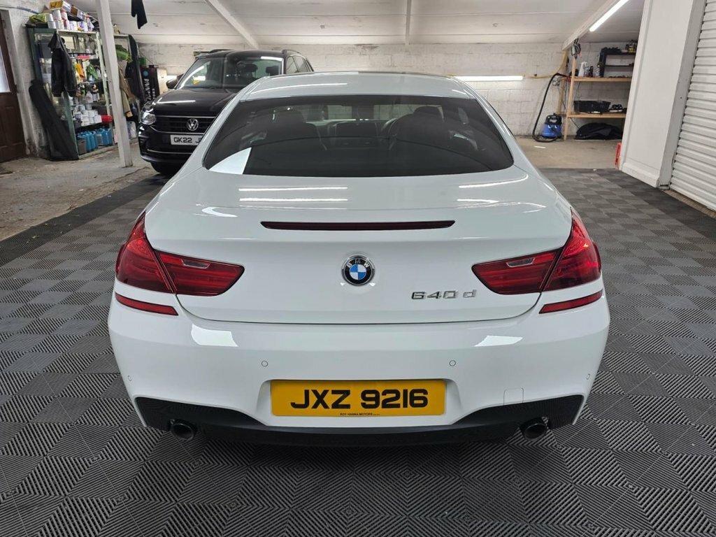 BMW 6 Series Gran Coupe 3.0 640D M Sport Coupe Euro 5 S S White #5