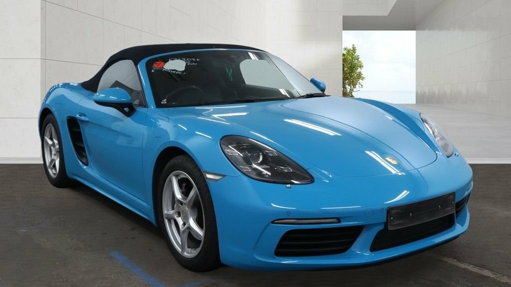 Porsche 718 Boxster Convertible Blue