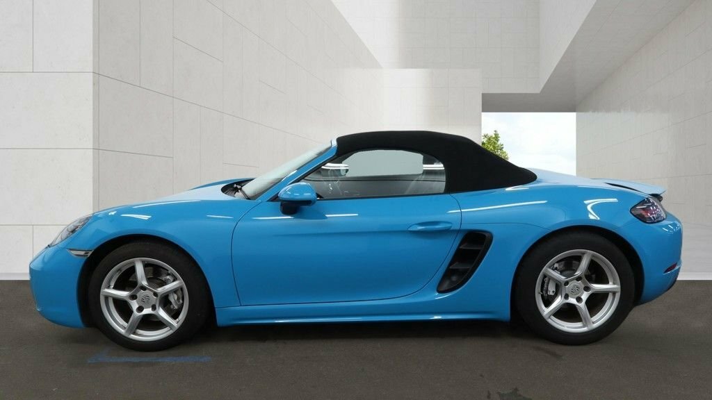 Porsche 718 Boxster Convertible Blue #6