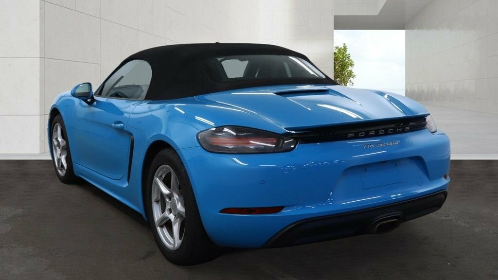Porsche 718 Boxster Convertible Blue #3
