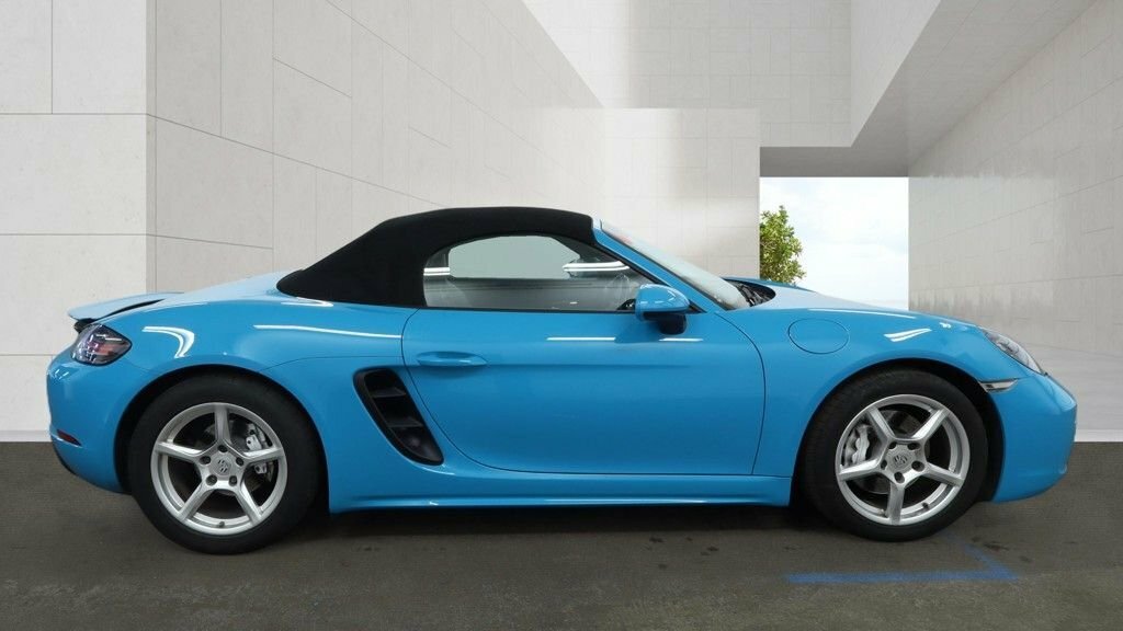 Porsche 718 Boxster Convertible Blue #5