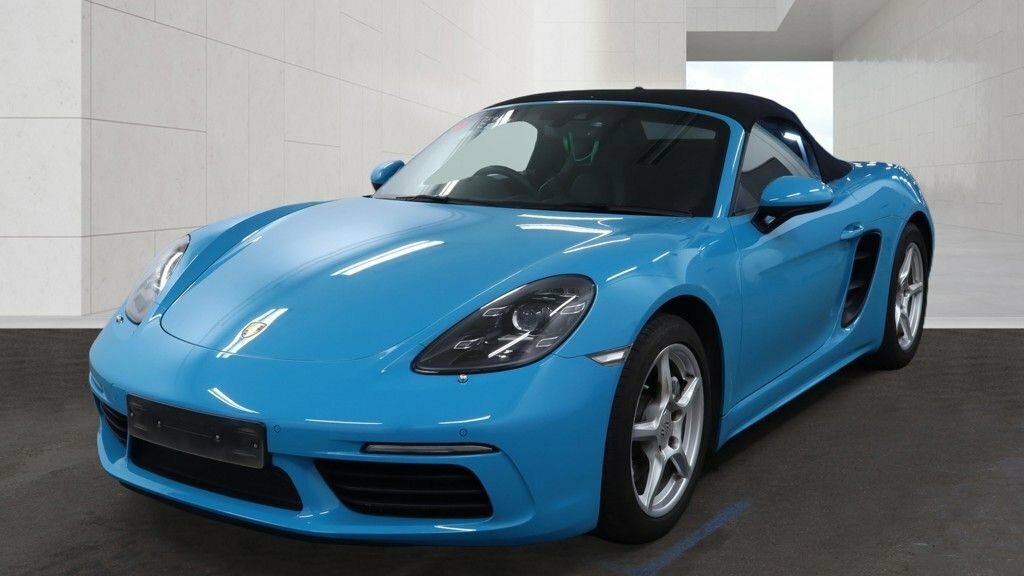 Porsche 718 Boxster Convertible Blue #2