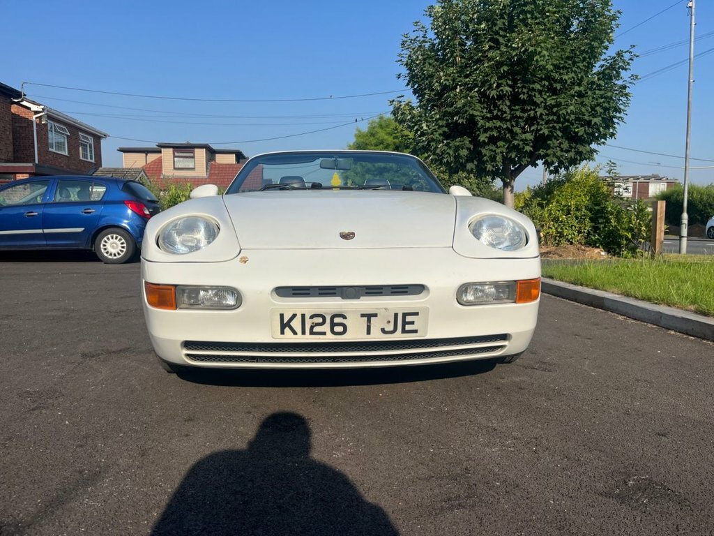 Porsche 968 Convertible White #2