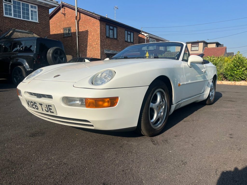 Porsche 968 Convertible White #4