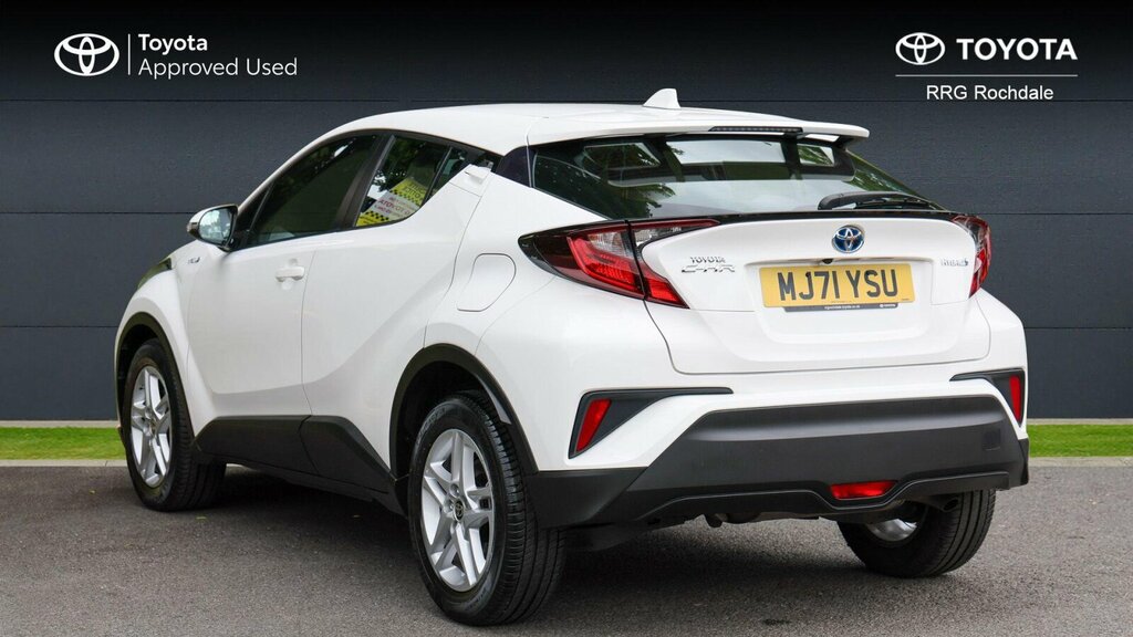 Toyota C-Hr 1.8 Vvt-h Icon Cvt Euro 6 Ss White #4