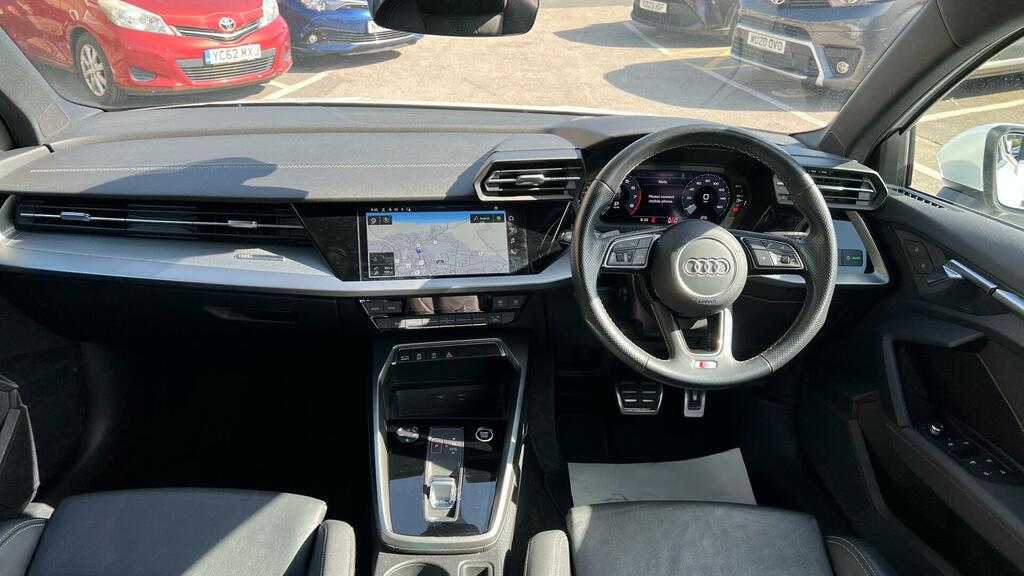 Audi A3 1.5 Tfsi 35 S Line Sportback S Tronic Euro 6 Ss AX21NTF White #6